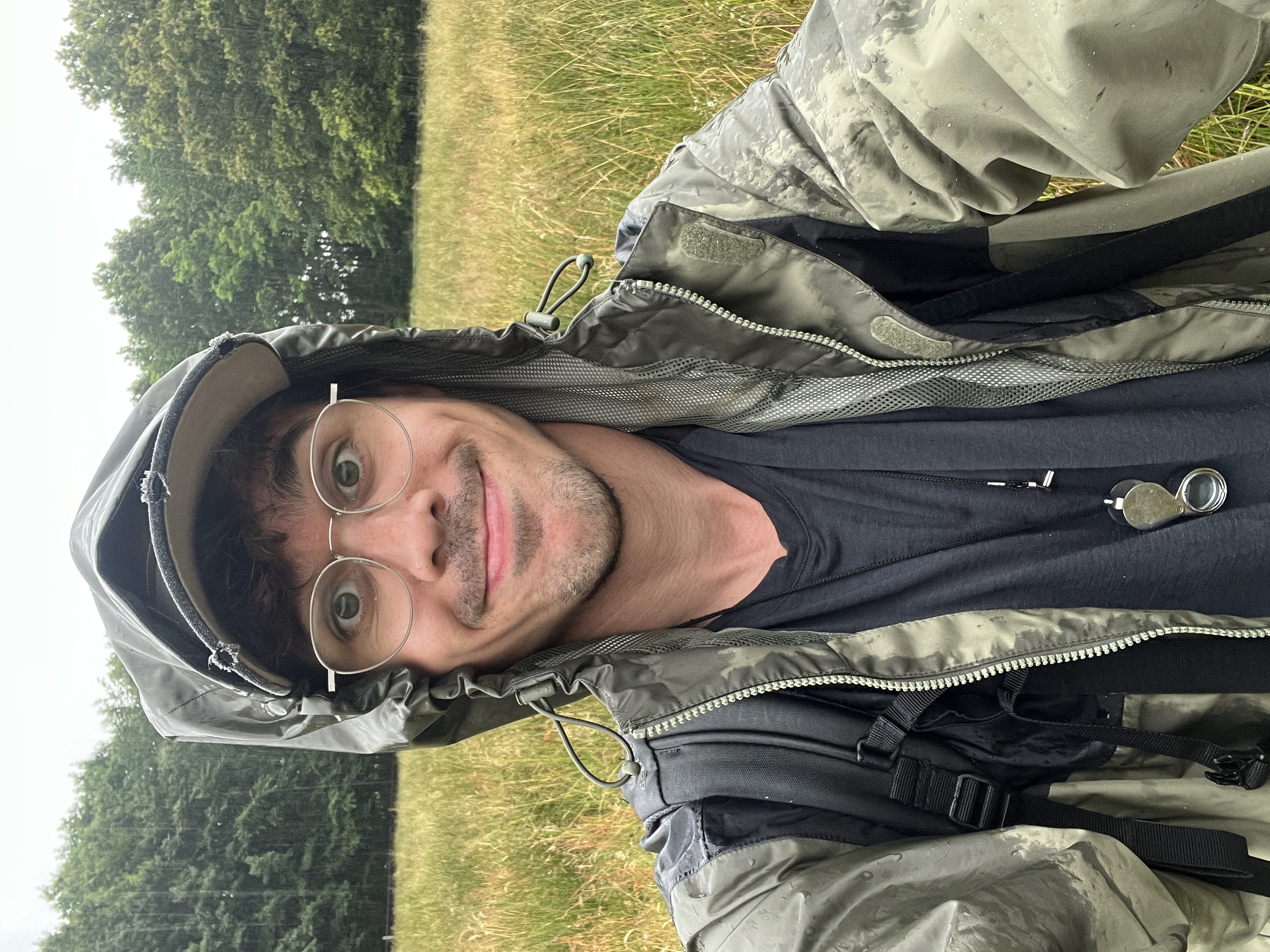 Biotopkartierung bei Regen